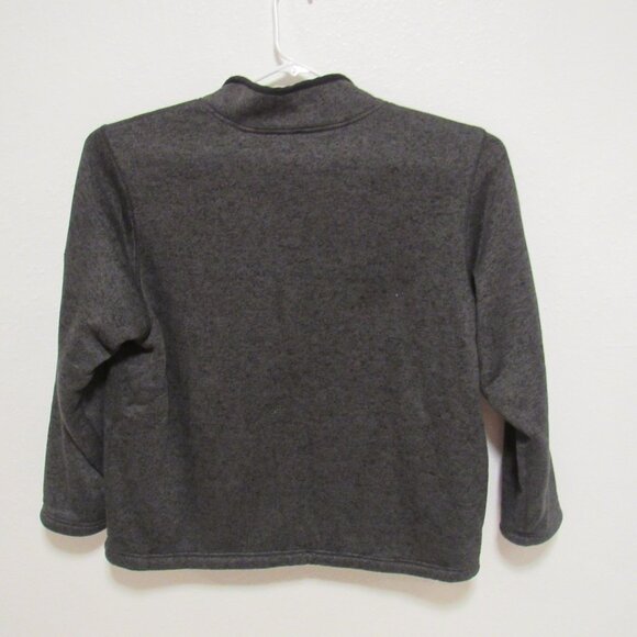 Orvis Sweater Fleece Lined Sherpa 1/4 Zip Pullover Gray Outdoor Men's size XXL - Picture 4 of 8